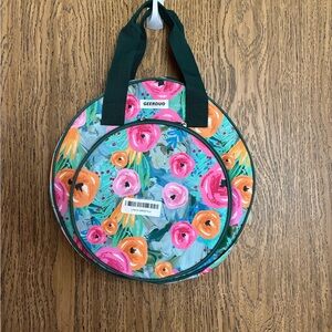 Embroidery Floral Tote Bag - Multicolor